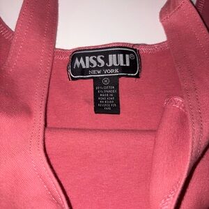 Miss Juli Pink Tank bodysuit